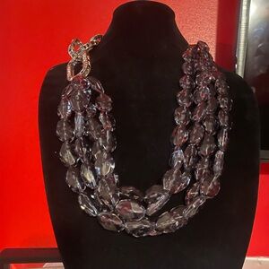 Sassy Jones Kennedy Chain and earrings-Onyx